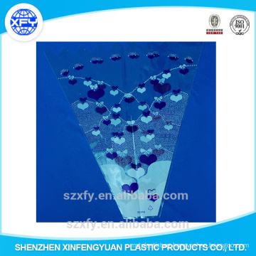 Trapezoid Plastic Flower Bags with Gravure Printing